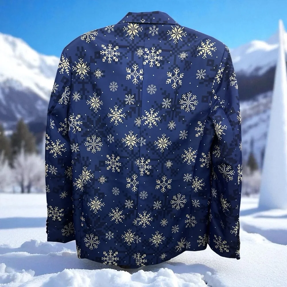 Holiday Suitmeister Snowflake Blazer